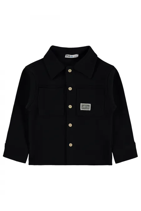 Boys' Shirt, Ages 2-5, Black - Pack