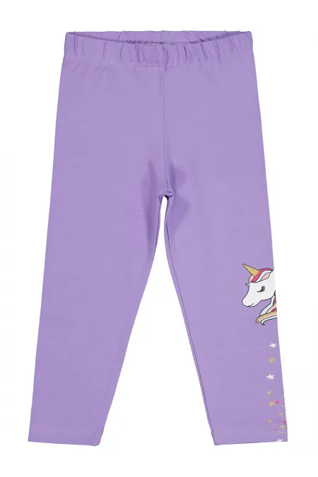 Collants violets pour fille de 2 à 5 ans - Emballage