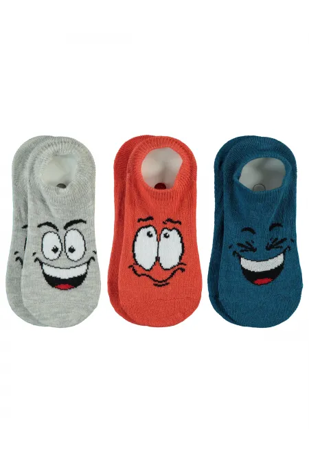 Erkek Çocuk Babet Çorap 2-9 Yaş Standart - Paket