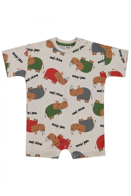 Baby Romper 0-24 Months Stone Color - Package