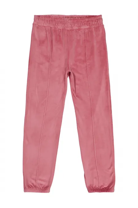 Bas de survêtement pour fille (6-9 ans), rose poudré - Lot