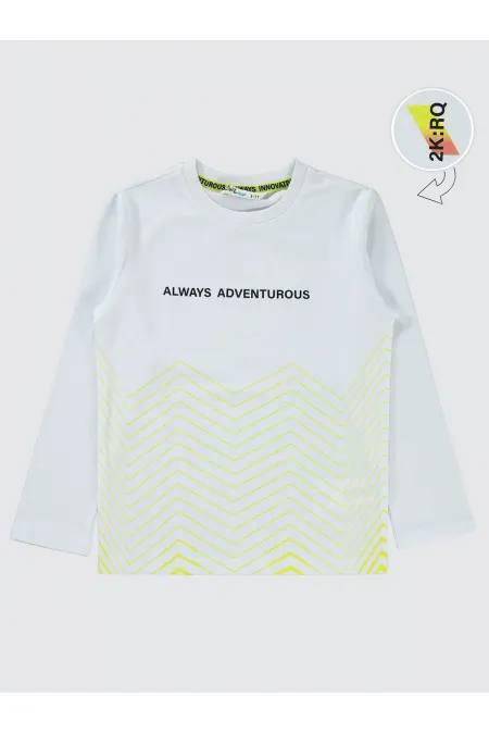 Boy Sweatshirt 6-9 Years White - Pack