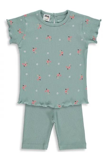 Bebek Takım 6-18 Ay Yeşil - Paket