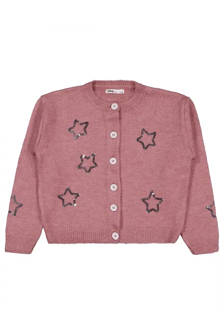 Kız Çocuk Hırka 6-9 Yaş Pembe - Paket