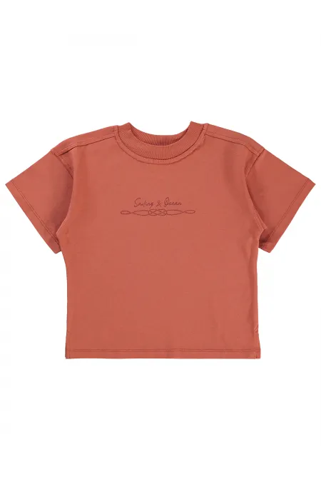 Boys T-Shirt 2-5 Years Old Dark Copper - Pack