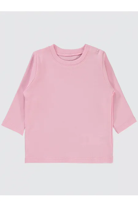 Bebek Sweatshirt 0-24 Ay Pembe - Paket
