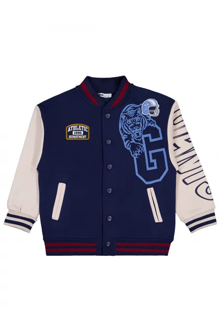 Gilet garçon bleu marine 10-13 ans - Emballage