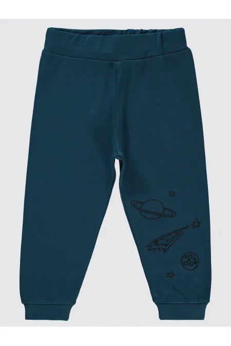 Bas de survêtement garçon 2-5 ans Vert pétrole - Lot