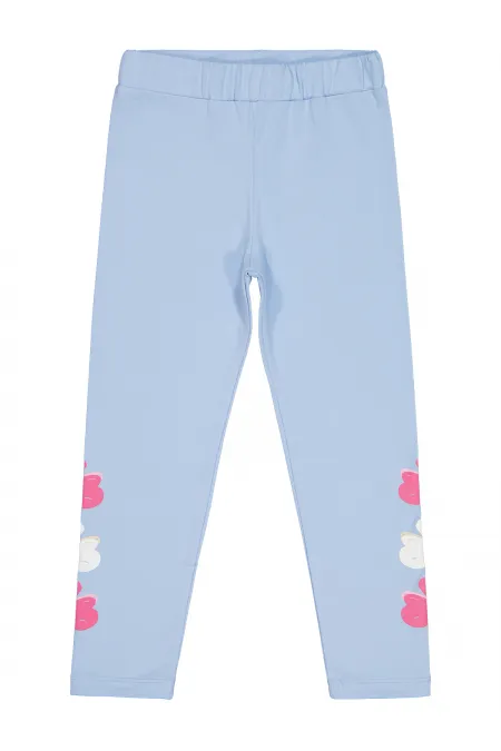 Collants bleus pour fille de 6 à 9 ans - Paquet