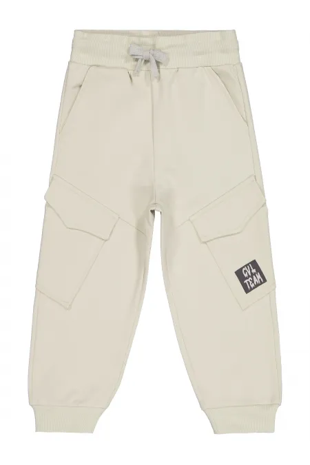 Bas de survêtement garçon 2-5 ans, couleur pierre - Lot