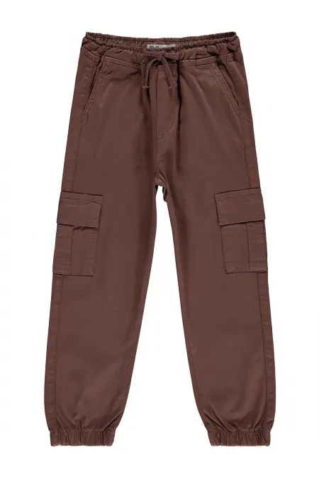 Erkek Çocuk Pantolon 10-13 Yaş Açık Kahve - Paket