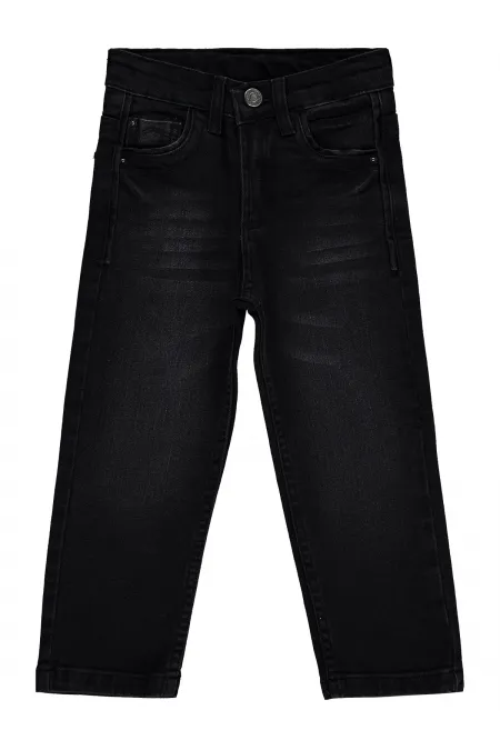 Erkek Çocuk Pantolon Kot 2-5 Yaş Füme - Paket