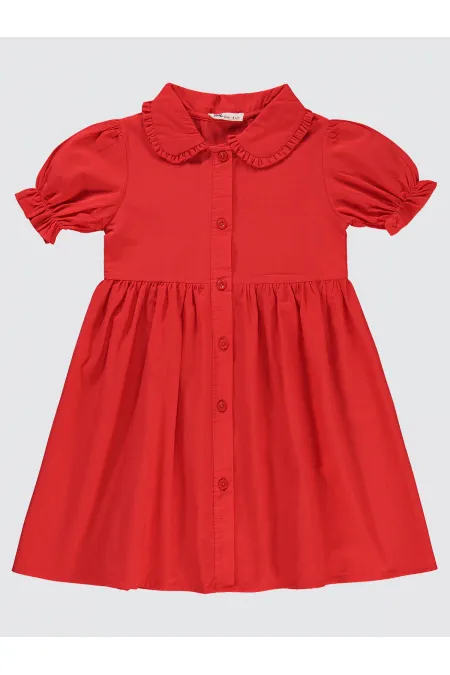 Girl's Vest and Dress 6-9 Years Old Pomegranate - Package