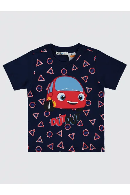 Boys T-Shirt 2-5 Years Old Navy Blue - Pack