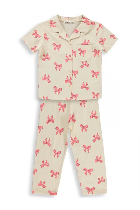Ensemble pyjama fille, 2-5 ans, ivoire - Emballage