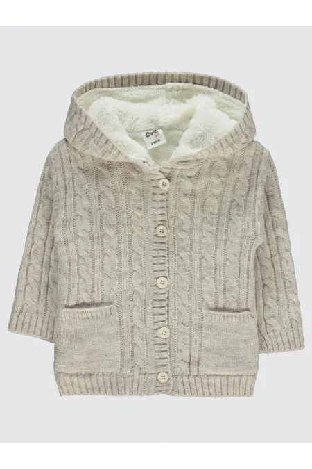 Gilet bébé beige 0-24 mois - Emballage
