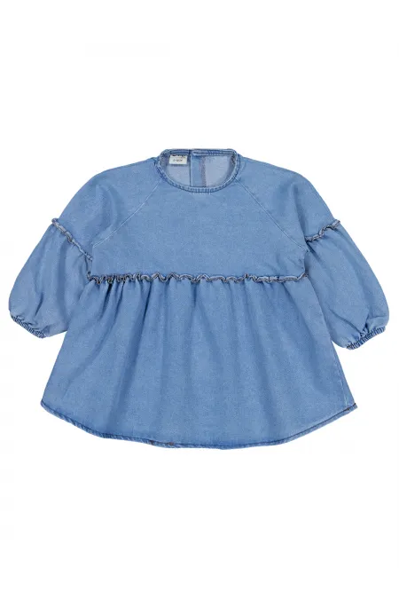 Baby Vest and Dress 0-24 Months Light Blue - Package