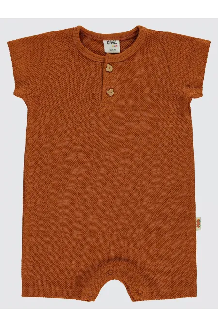 Grenouillère bébé 0-24 mois Cannelle - Emballage