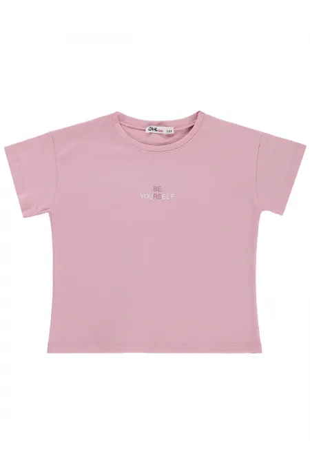 Kız Çocuk Tişört 2-5 Yaş Koyu Pembe - Paket