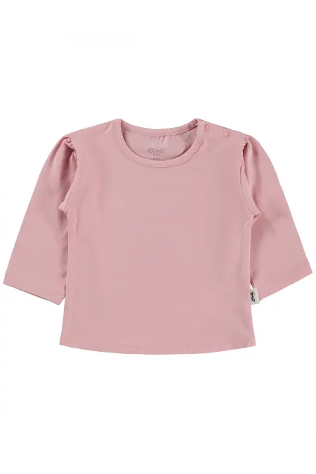 Bebek Sweatshirt 0-24 Ay Pembe - Paket