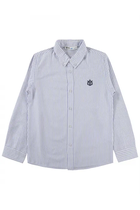 T-shirt garçon, 6-9 ans, bleu - Lot