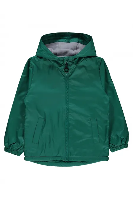 Erkek Çocuk Yağmurluk 6-9 Yaş Çam Yeşili - Paket