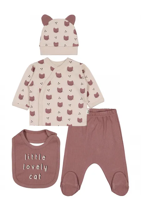 Baby Bodysuit Sets 0-24 Months Stone Color - Package