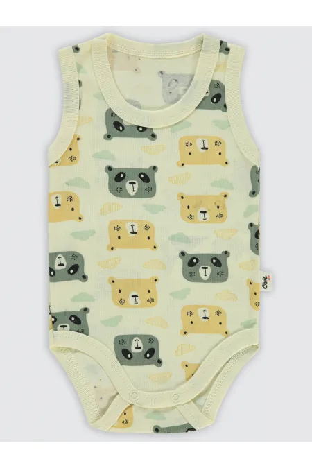 Body bébé à boutons-pression 0-24 mois, couleur pierre - Lot