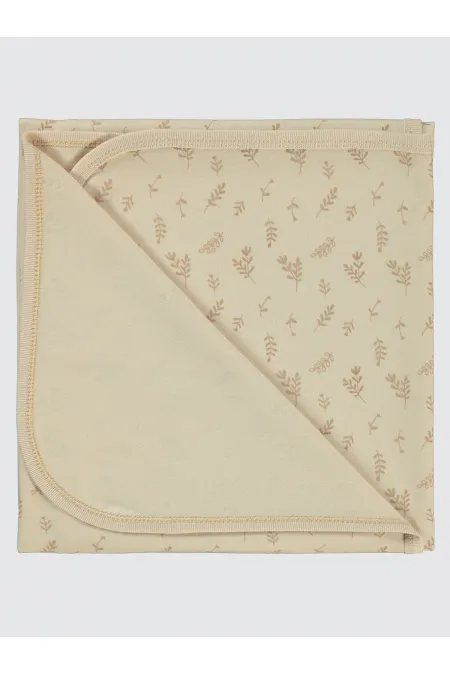 Couverture et lange pour bébé 0-24 mois Ivoire - Emballage