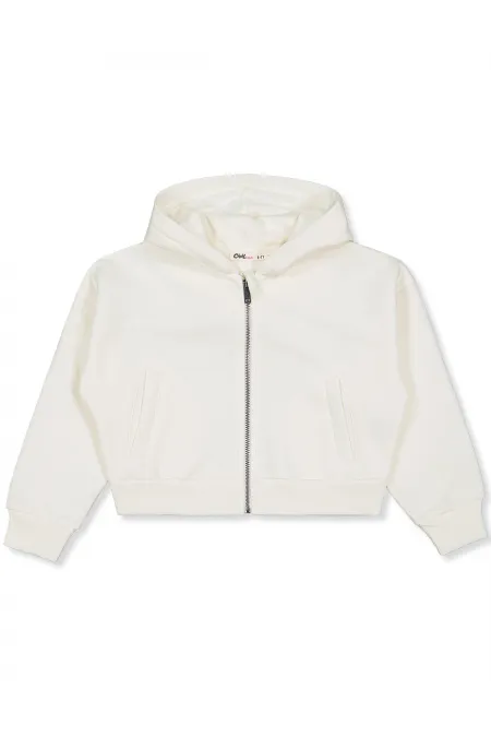 Kız Çocuk Hırka 6-9 Yaş Ekru - Paket