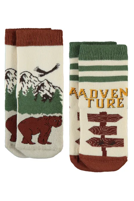 Chaussettes courtes garçon 2-9 ans, taille standard - Lot