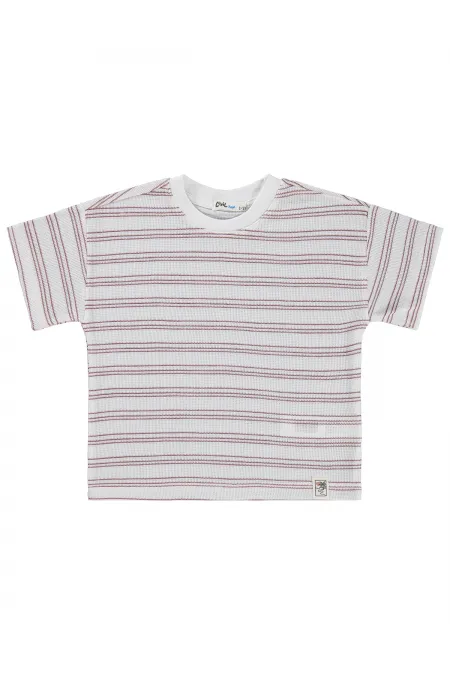 T-shirt garçon, 2-5 ans, blanc cassé - Lot