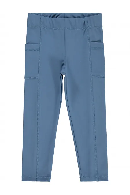 Leggings pour filles, 2-5 ans, couleur pétrole - Lot