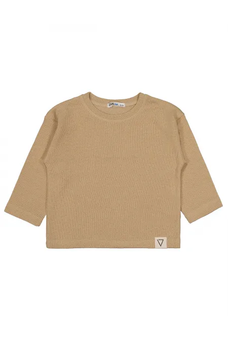 Boy Sweatshirt 2-5 Years Beige - Package