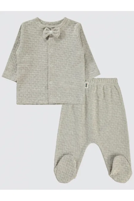 Baby Pajama Set 0-24 Months Brown - Pack