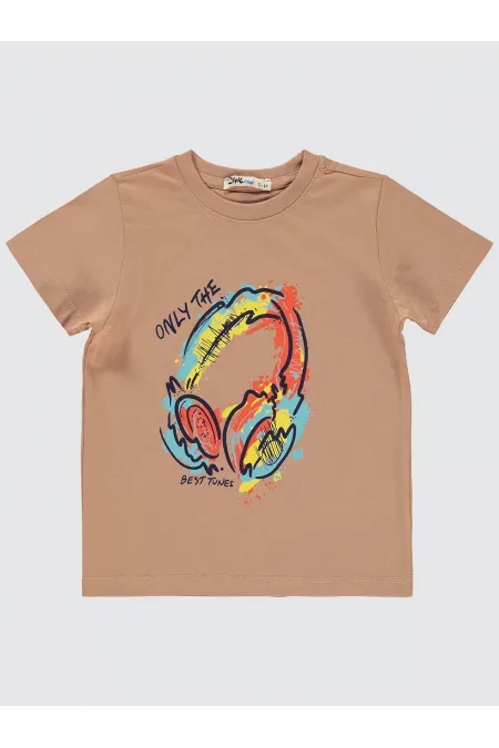 Boy T-Shirt 2-5 Years Mink - Package