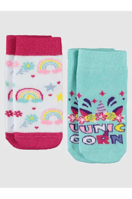 Kız Çocuk Soket Çorap 2-9 Yaş Standart - Paket