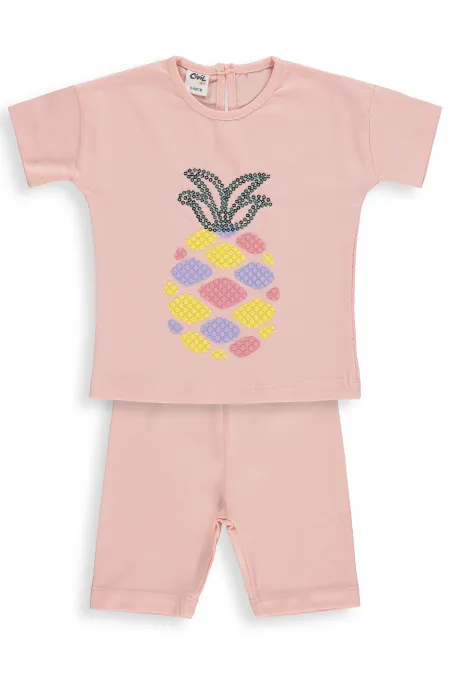 Ensemble bébé 6-18 mois saumon - Pack