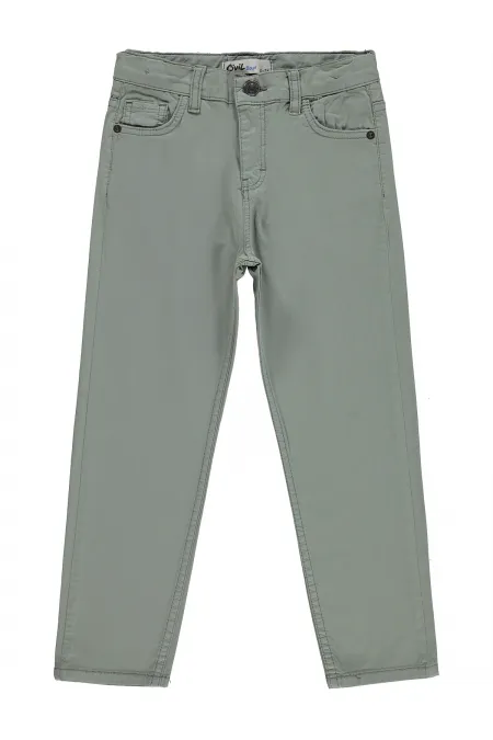 Erkek Çocuk Pantolon 6-9 Yaş Çağla Yeşili - Paket