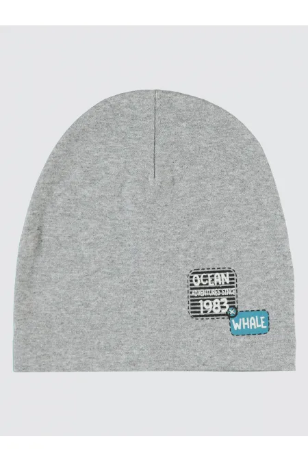 Chapeau et béret gris pour garçon de 6 à 9 ans - Ensemble