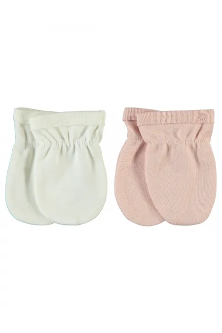 Gants pour bébé 0-24 mois Saumon - Lot