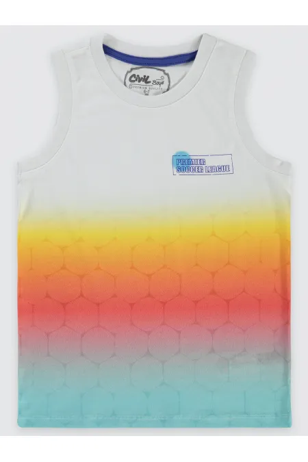 T-shirt garçon turquoise 6-9 ans - Emballage