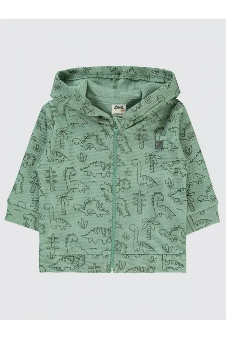 Gilet bébé 0-24 mois kaki doux - Lot