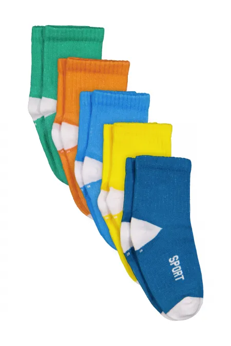 Erkek Çocuk Soket Çorap 2-9 Yaş Standart - Paket