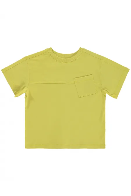 T-shirt garçon, 2-5 ans, jaune citron - Lot