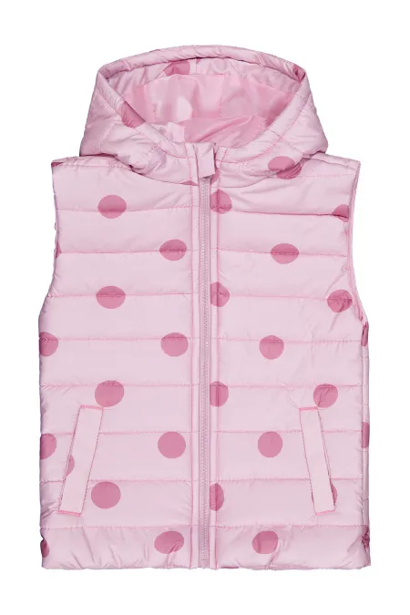 Kız Çocuk Yelek 6-9 Yaş Pudra - Paket