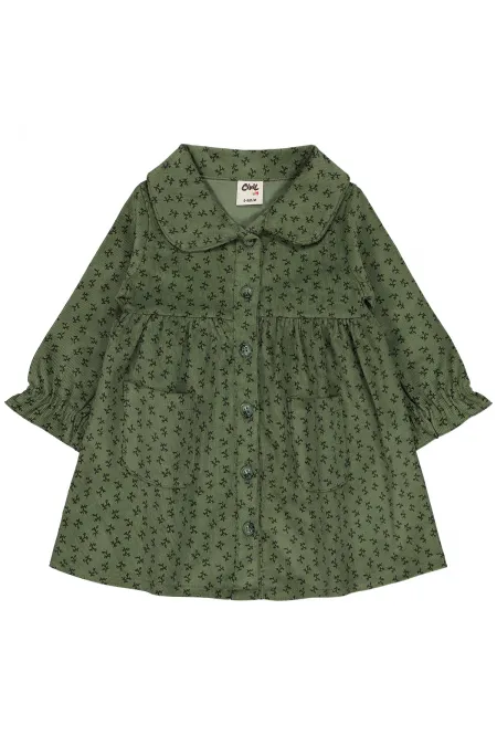 Bebek Jile ve Elbise 0-24 Ay Haki - Paket