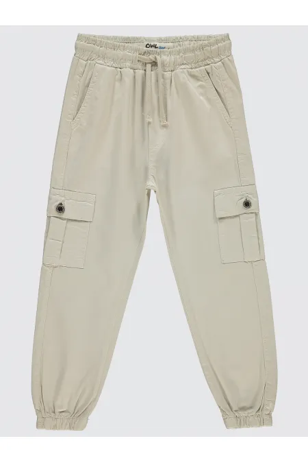 Pantalon garçon beige 10-13 ans - Emballage