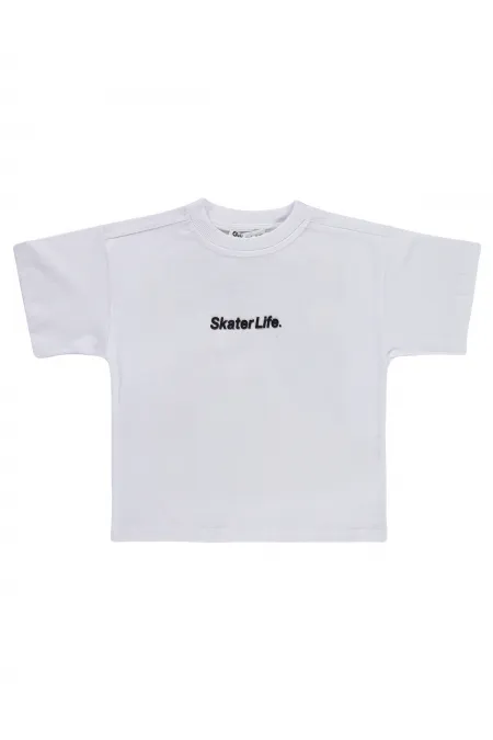 T-shirt garçon, 2-5 ans, blanc - Lot