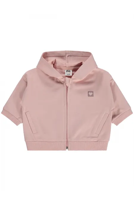 Gilet bébé rose poudré 0-24 mois - Lot